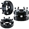 6x135 Wheel Spacers Replacement for 2004-2014 Ford F150 Expedition, 1.5in 38mm Hubcentric 6 Lug for 2003-2014 Lincoin Navigator Mark LT with M14x2.0 Studs and 87.1mm Hub Bore, 4pcs Black