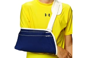 OTC KidsLine Cradle Style Arm Sling, Navy with White Trim, Pediatric Size