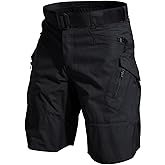 whox Mens Hiking Cargo Shorts Casual Tactical Waterproof Shorts for Work Golf Fishing with 6 Pockets(No Belt)