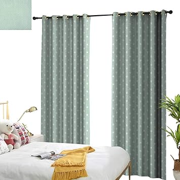 Amazon Com Longbuyer Green Decor Curtains By Retro Style