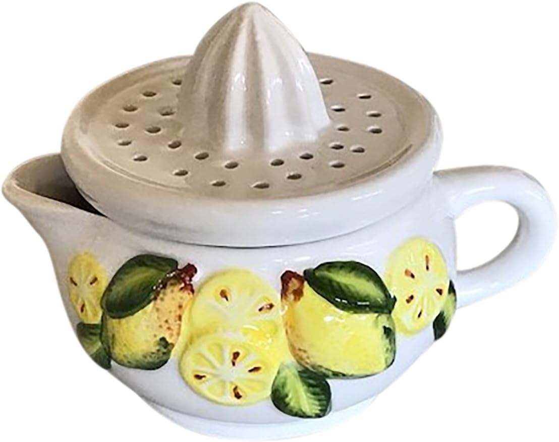 Lemon Design Ceramic Juicer Vintage Style Juicer for