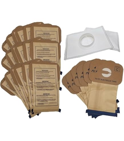 thumbnail image 2 of Keep Your Old Electrolux Tank Vacuum Running Like New With These EnviroCare Anti-Allergen Bags. This Is The Style C Bag, Fits A Ton Of Models From 1952 Up Through The Ultralux, Marquise, Diplomat, And More. 12 Bags Per Pack. 2 of 6