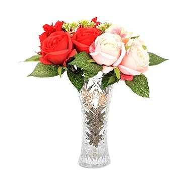 Amazoncom Decorations New 1 Bouquet 8 Flower Artificial