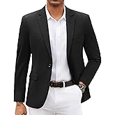 COOFANDY Mens Blazer Jacket One Button Casual Suit Jackets Stretch Knit Sport Coat