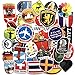 40PCS Flags Sticker Sticker of International Worldwide by Country Children Adult Teens Teacher Toddlers Water Bottles Laptop Car Travel Luggage Suitcase Skateboard Decal (Landmark map)
