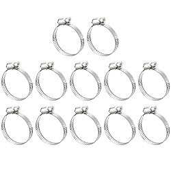 uxcell Worm Gear Hose Clamp, 12pcs 1" - 1