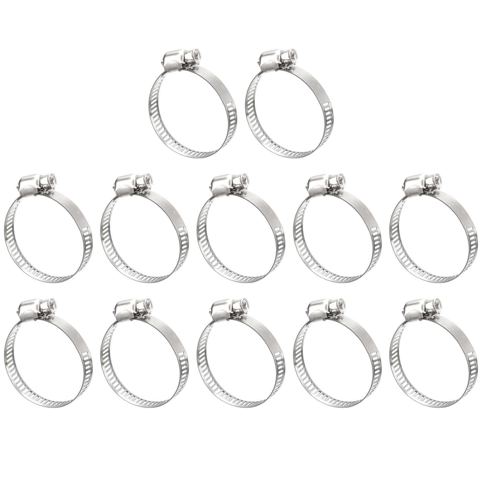 uxcell Worm Gear Hose Clamp, 12pcs 1" - 1