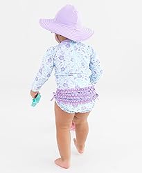 RuffleButts Fairytale Garden Long Sleeve One Piece