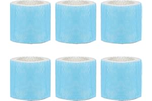 BIHARNT 6 Pack Humidifier Filters HAC-504 Replacement for Honeywell Humidifier Filter, Filter A Humidifier Filter Replacement for HCM300/350/600/700 Honeywell Humidifier, Blue