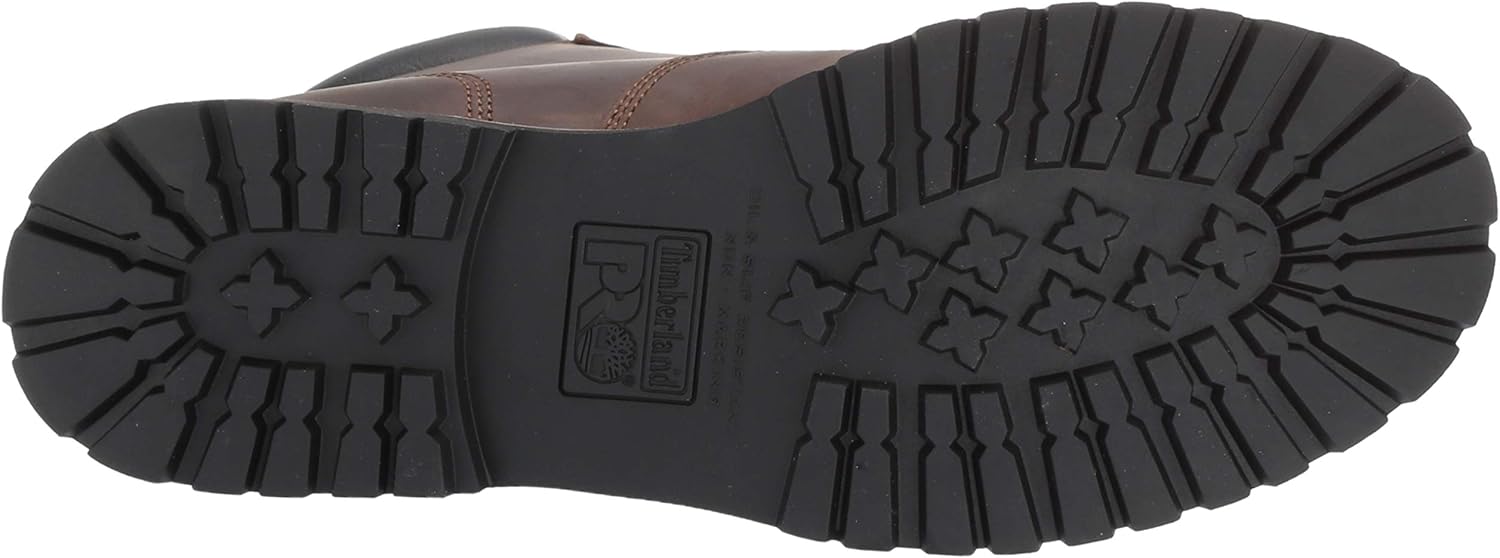 Timberland PRO Men's Gritstone 6 Inch Steel Safety Toe Industrial Work Boot, Brown, 15: Shoes