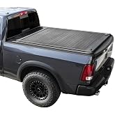 Syneticusa MB Retractable Tonneau Cover fit 2002-2026 Ram 1500 2500 3500 | 6&rsquo;4&rdquo; Bed Hard Truck Bed Cover, 6063-T5 Aluminum, Double Lock, Waterproof, Low Profile, 600lb Capacity, 3-Year Warranty