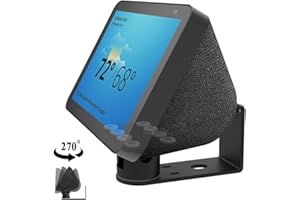 ATOPHK Echo Show Wall Mount Stand Echo Show 8 (2nd Gen, 2021 Release and 1st Gen, 2019 Release) Aluminum Swivel Stand, Stand for Amazon Echo Show 8 & Echo Show 5 Black