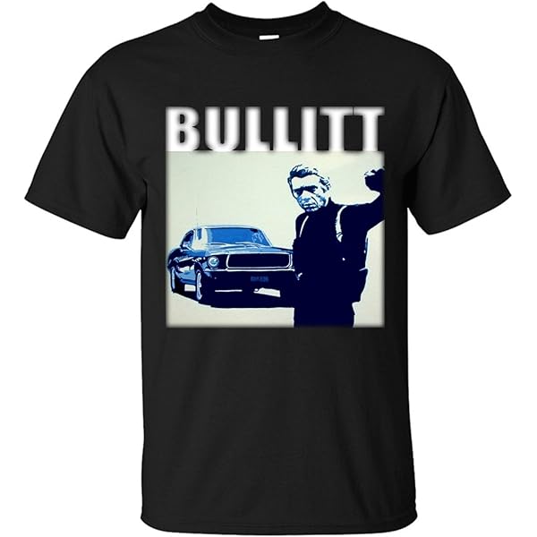 390 GT 68 Bullitt Retro Cult Film Cotton T-Shirt