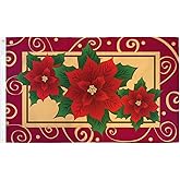 AZ FLAG - Poinsettias Flag - 2x3 Ft - 100D Polyester Christmas Flower Banner with Two Metal Grommets - Fade Resistant - Vivid Colors - 2' x 3' Feet - 90x60 Cm