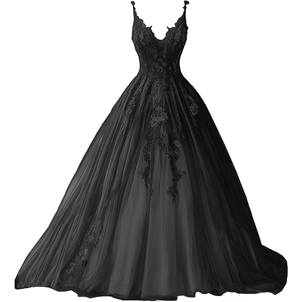 plus size a line dress size 8 Gothic Wedding Dress Strapless Black Lace Appliques Ruched A-Line Brid –  classygown main image 1