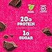 ONE Basix Protein Bar Triple Chocolate Chunk 12 Count, Gluten-Free Protein Bar with High Protein (20g) and Low Sugar (1g), Guilt Free Snacking for Healthy Dietsthumb 3