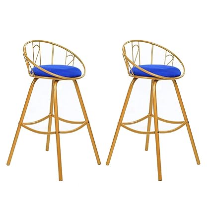 Amazon Com Nubao Iron Bar Stool Counter Chair Kitchen