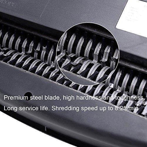 Cross-Cut Paper/Credit Card/Staples Shredder w/Basket Home Office New 10 Sheet - Thumbnail 6
