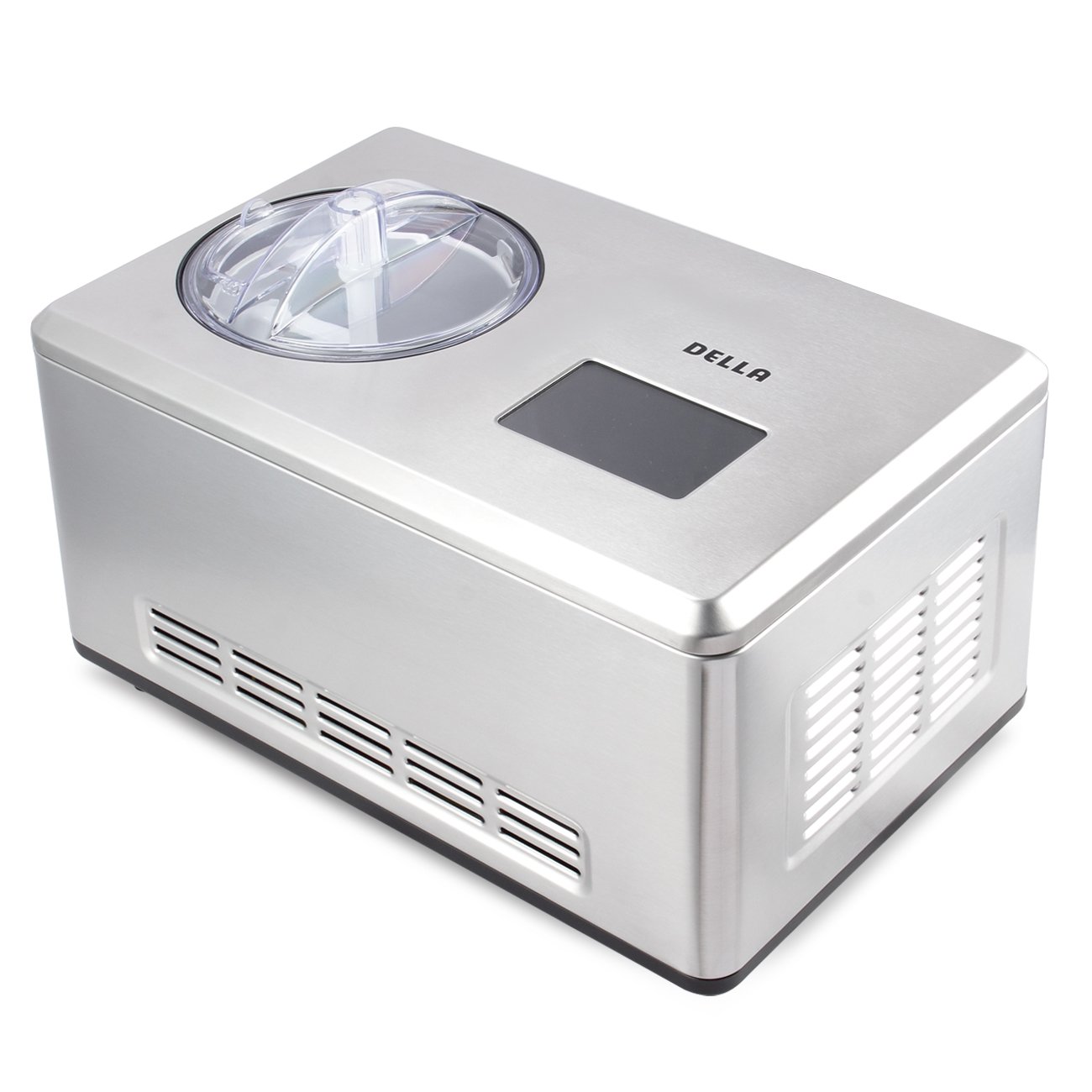 Amazon.com: DELLA Ice Cream Maker 2.2 Quart Automatic Frozen Ice Cream  Timer Function Fast Freezing Bowl Dessert Big Mixing Arm Whip: Kitchen &  Dining