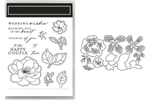 2026 New Stamps and Dies Set, All Occasion Metal Cutting Dies & Clear Stamps for Card Making, Christmas Halloween Birthday Sc