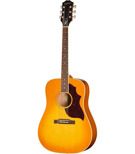 epiphone hummingbird pro tobacco sunburst Review : 12 String  That Guitar Lover shoulder dreadnought shape that made the original famous Epiphone Hummingbird Studio Acoustic Electric,