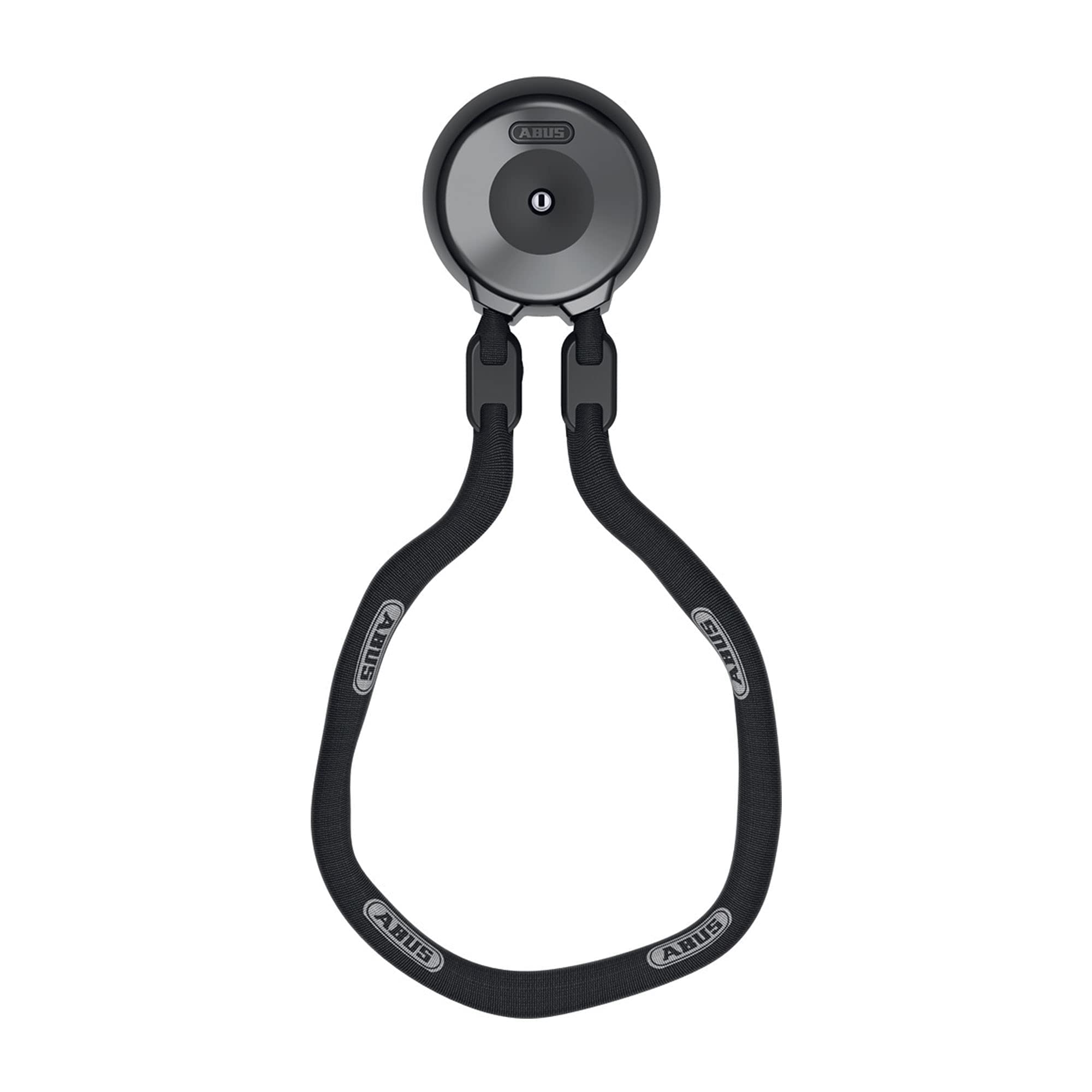 ABUS wall Anchor WCH + Chain ACH 9KS - for Theft Protection of Bicycles and Motorbikes in garages, cellars or in Front of The House - Security Level 13-110 cm Long Chain