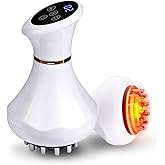 FUFADADE Lymphatic Drainage Massager,4-in-1 Electric Body Sculpting Brush,Helps Reduce Stretch Marks&Cellulite for Relaxation,Multi-Speed Anti Cellulite Massage Tool for Belly Legs Arms(White)