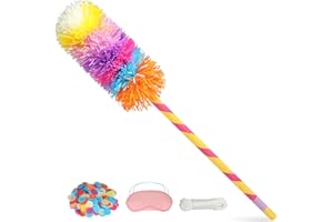 PARDECOR 34" Piñata Stick Accessories Set, Pinata Bat, Blindfold Eye Mask, Hemp Rope, Confetti (Pink)