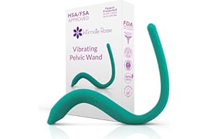 IntimateRose Pelvic Wand with Vibration for Pelvic Muscle Relief - Pelvic Physical Therapy Use for Trigger Point & Tender Poi