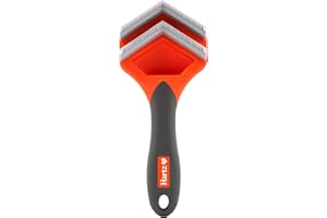 Hartz Groomer's Best Fur Fetcher De-Shedder Dog Brush,Black