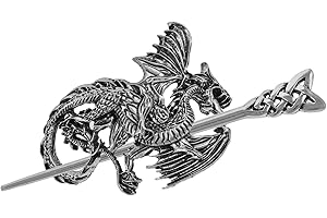 CLISPEED Vintage Dragon Hair Barrette Pin Fade-resistant Alloy Hair Stick for Women Secure Hairstyle