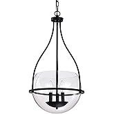 Nuvo Amado - 3 Light Pendant-26.5 Inches Tall and 14 Inches Wide-Matte Black Finish -Traditional Installation