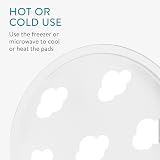 Navaris Reusable Cooling Eye Gel Pads Set - Round & Under Eye Patches - Cloud view 3