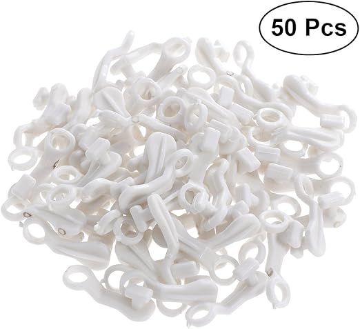 Amazon Com Winomo Plastic Curtain Rail Track Gliders Hook For