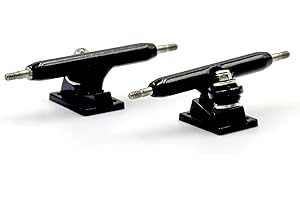 RACOFSB A1 Pro Fingerboard Trucks 36mm 34mm 32mm with New Base and Pivot Cup (34mm Black)