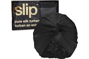 SLIP Pure Silk Turban| 100% Mulberry Silk, Ultra Soft & Gentle on Hair, Prevents Breakage & Frizz