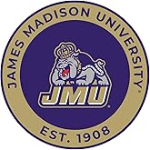 James Madison Dukes Decorative Round Magnet Officially Licensed Collegiate Product 4-Inch