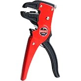 WISEUP Automatic Quick Strip Wire Stripper and Cutter,Eagle Nose Pliers | (7-Inch) cable cutters，2 in 1 wire stripper cutter for Electrical Cables 、Electronic and Automotive Repair Tool