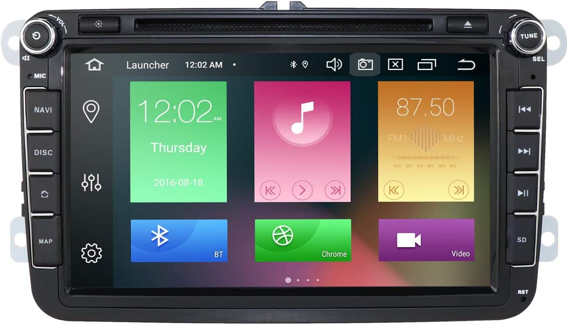 Amazon Co Jp Hizpo 8インチ Android 10 クワッド コア ダッシュ 2 Din ナビゲーション カー ステレオ Dvd プレーヤー Vw Volkswagen Jetta Golf 5 6 Skoda Passat Caddy T5 シート ブルートゥース Gps Rds ラジオ Mirror Linkステアリング ホイール コントロール 用