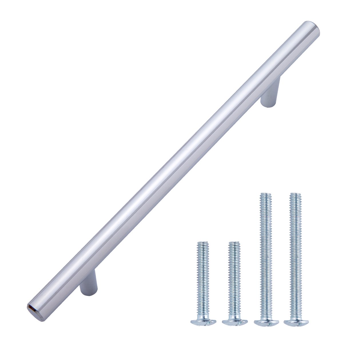 Best 10 Pack Polished Chrome Cabinet Hardware Euro Style Bar Handle Pull