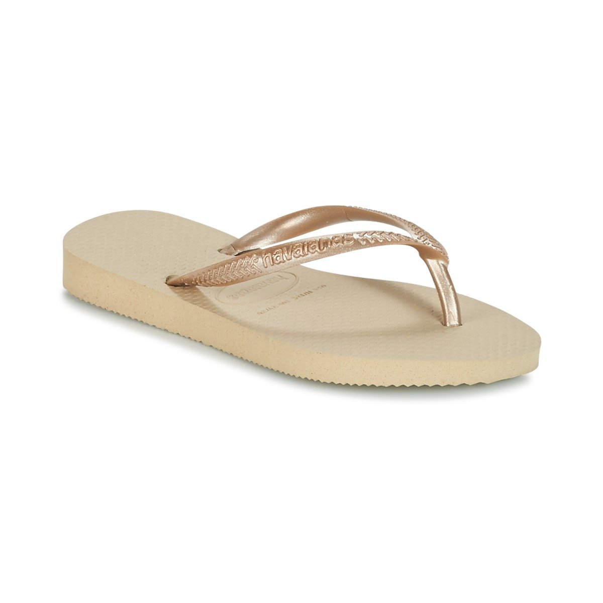 Havaianas Girls Slim (Mini Me), Sand Grey/Light Golden, 1/2