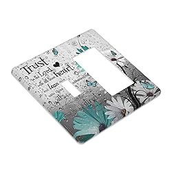 Farm Teal Daisy Floral Bible Verse Inspirational