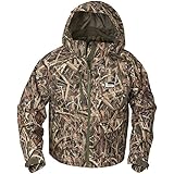 banded feather stretch shell jacket