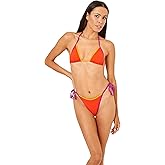 L*Space Levy Bikini Bottom for Women, Bitsy Coverage, Low Rise Bottom, Adjustable Side Tie, Featuring Color Block Fabric