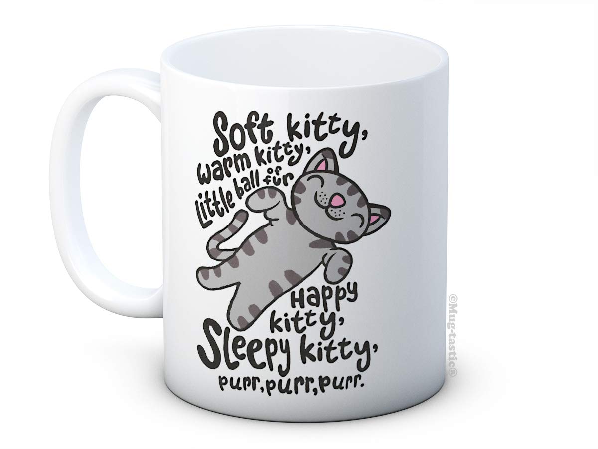 Soft Kitty Warm Kitty - Big Bang Theory Song - Ceramic Coffee Mug