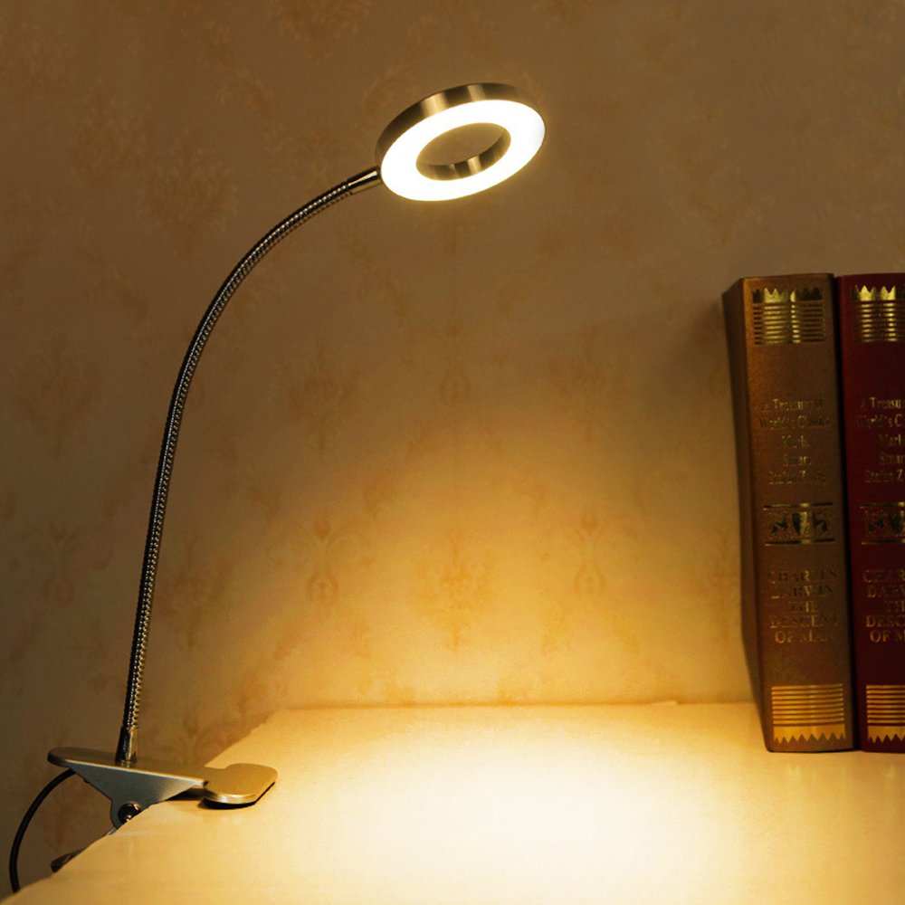Clip on Book Light, Reading Light, Reading on Bed, USB Plug for Readers, Kids, Children