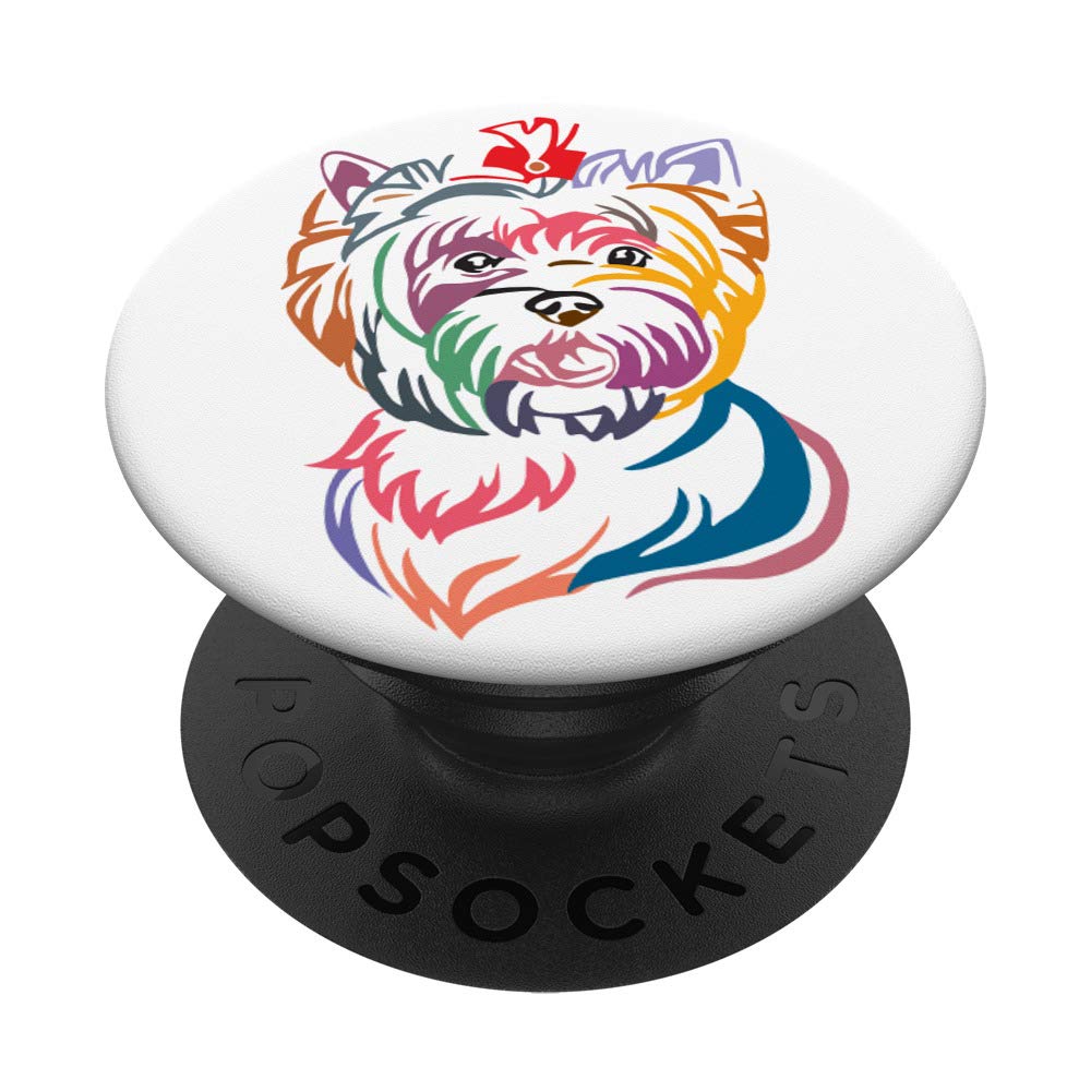 Cute Yorkshire Terrier Lovely Yorkie PopSockets Swappable PopGrip