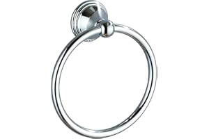 Towel Ring for Bathroom, Chrome Hand Towel Holder 1 Pack, Bathroom Accessories and Towel Racks for Bathroom Wall Mount