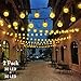 VMANOO Christmas Solar Powered Globe Lights,30 LED (19.7 Feet) Globe Ball Fairy String Light for Outdoor, Xmas Tree, Garden, Patio, Home, Lawn, Holiday,Decor, Waterproof, 2-Pack (Warm White)