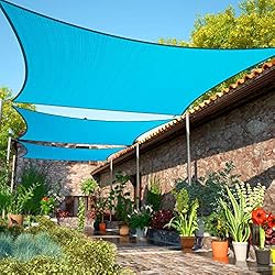 ShadeMart 6' x 17' Turquoise Sun Shade Sail UPF50